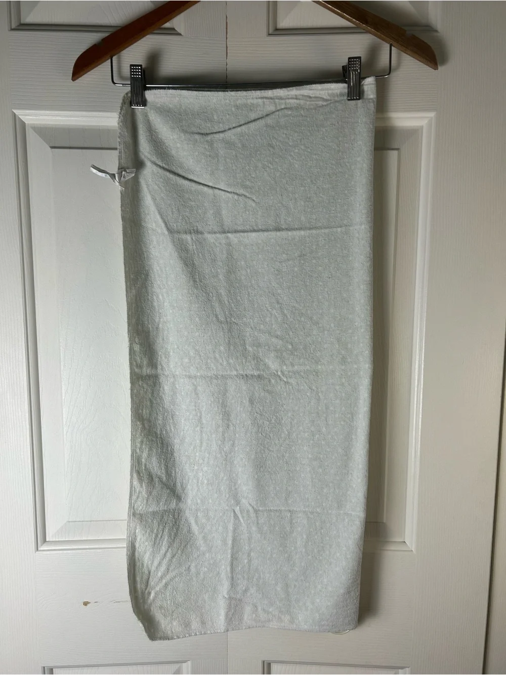 Parent's Choice Green White Polka Dots Baby Receiving Blanket Thin Flannel